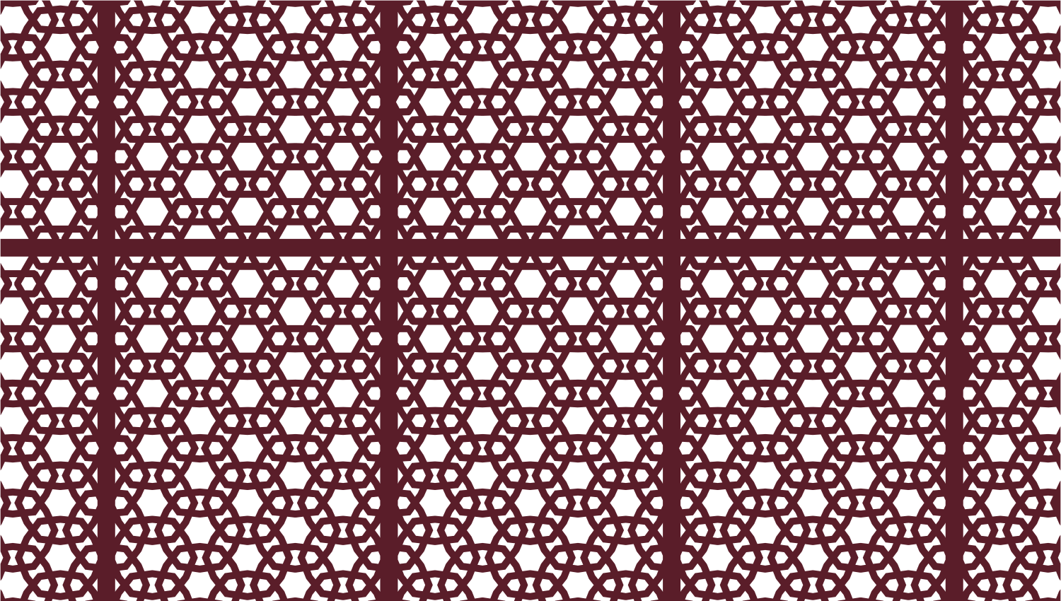 Parasoleil™ Morphosis© pattern displayed with a burgundy color overlay