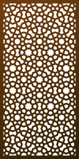 Parasoleil™ Jaali© pattern displayed as a rendered panel